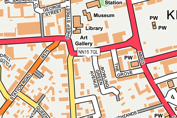 NN15 7QL map - OS OpenMap – Local (Ordnance Survey)
