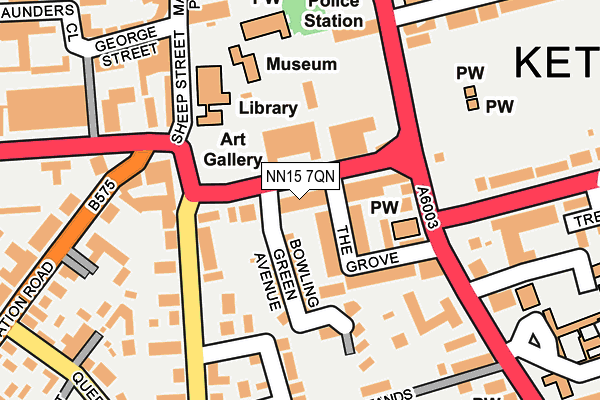NN15 7QN map - OS OpenMap – Local (Ordnance Survey)