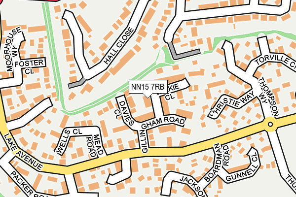 NN15 7RB map - OS OpenMap – Local (Ordnance Survey)