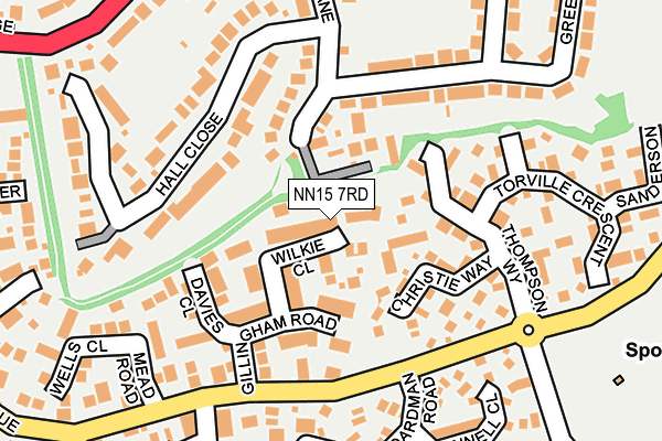 NN15 7RD map - OS OpenMap – Local (Ordnance Survey)