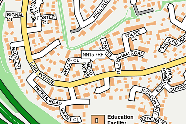 NN15 7RF map - OS OpenMap – Local (Ordnance Survey)