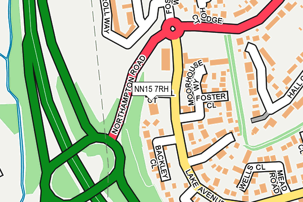 NN15 7RH map - OS OpenMap – Local (Ordnance Survey)