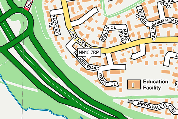 NN15 7RP map - OS OpenMap – Local (Ordnance Survey)