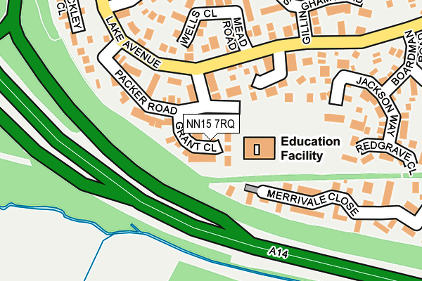 NN15 7RQ map - OS OpenMap – Local (Ordnance Survey)