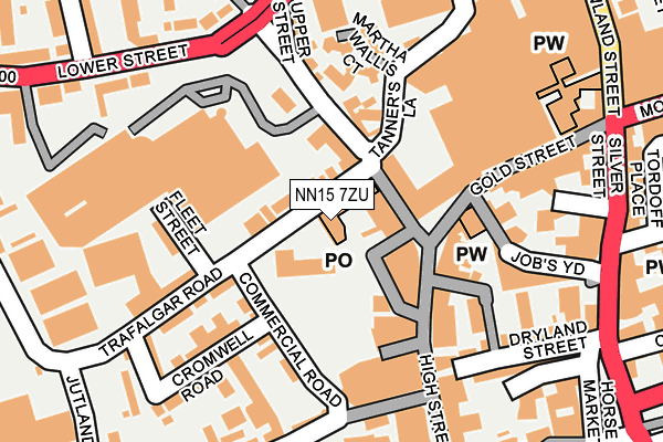 NN15 7ZU map - OS OpenMap – Local (Ordnance Survey)