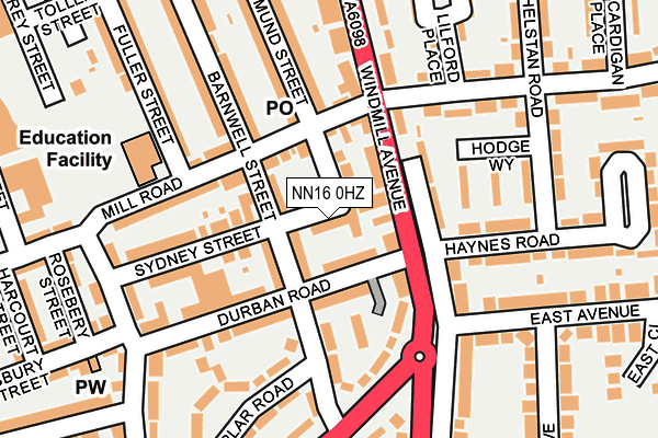 Map of KENSIGNS LIMITED at local scale