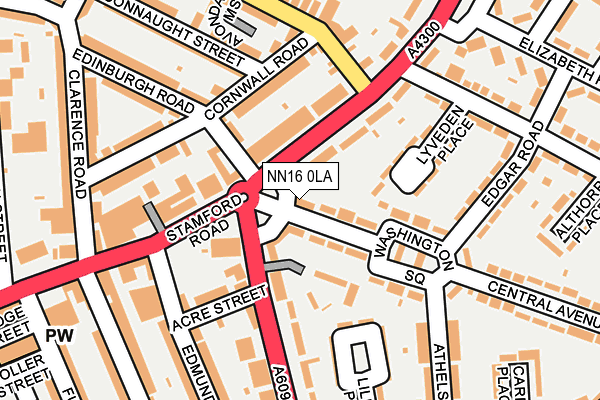 NN16 0LA map - OS OpenMap – Local (Ordnance Survey)