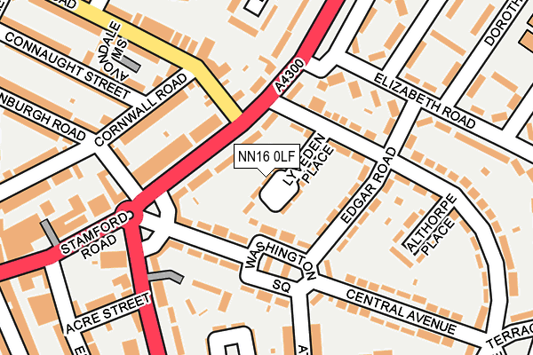 NN16 0LF map - OS OpenMap – Local (Ordnance Survey)