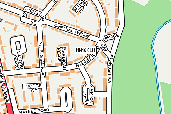 NN16 0LH map - OS OpenMap – Local (Ordnance Survey)