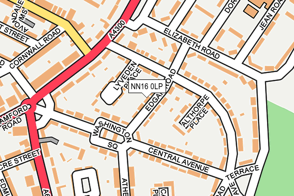 NN16 0LP map - OS OpenMap – Local (Ordnance Survey)