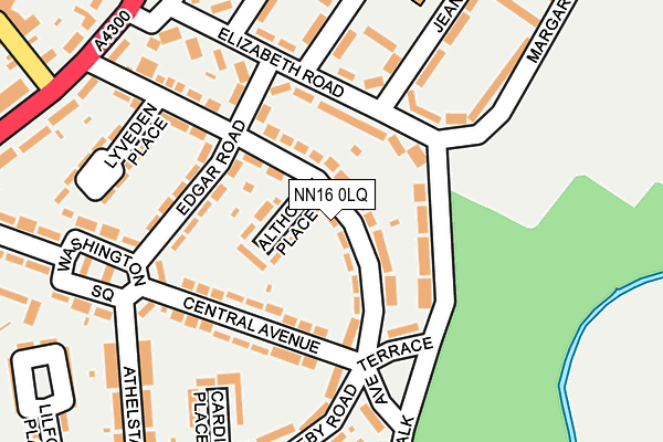 NN16 0LQ map - OS OpenMap – Local (Ordnance Survey)