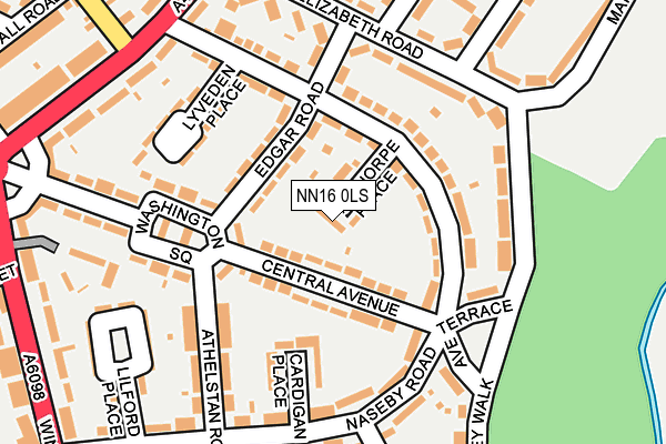 NN16 0LS map - OS OpenMap – Local (Ordnance Survey)