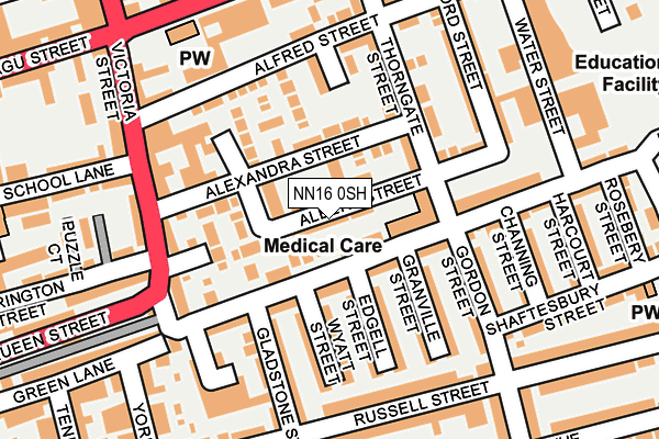 NN16 0SH map - OS OpenMap – Local (Ordnance Survey)