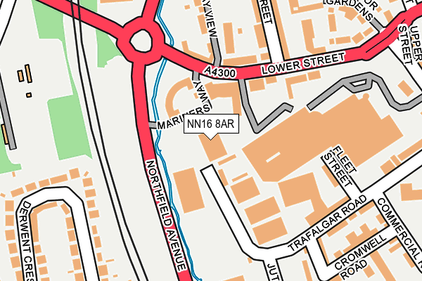 NN16 8AR map - OS OpenMap – Local (Ordnance Survey)