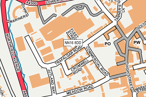 NN16 8DD map - OS OpenMap – Local (Ordnance Survey)