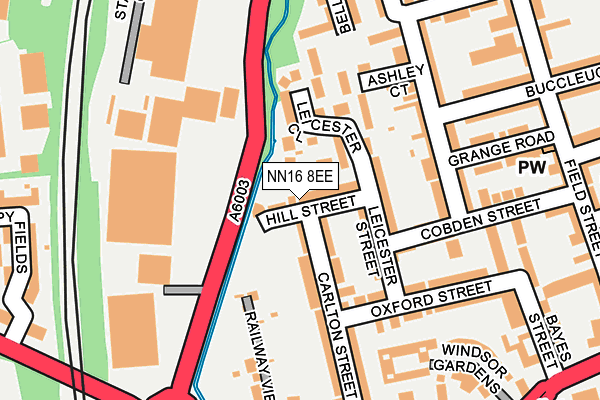 NN16 8EE map - OS OpenMap – Local (Ordnance Survey)