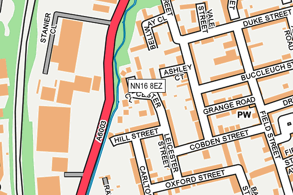 NN16 8EZ map - OS OpenMap – Local (Ordnance Survey)