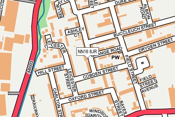 NN16 8JR map - OS OpenMap – Local (Ordnance Survey)