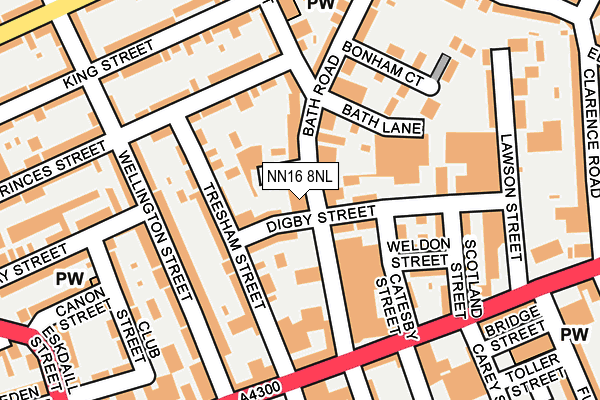 NN16 8NL map - OS OpenMap – Local (Ordnance Survey)