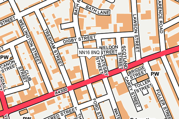 NN16 8NQ map - OS OpenMap – Local (Ordnance Survey)