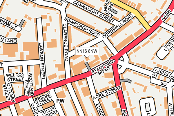 NN16 8NW map - OS OpenMap – Local (Ordnance Survey)