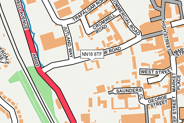 NN16 8TF map - OS OpenMap – Local (Ordnance Survey)