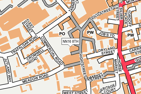 NN16 8TH map - OS OpenMap – Local (Ordnance Survey)