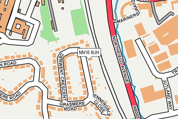 NN16 8UH map - OS OpenMap – Local (Ordnance Survey)