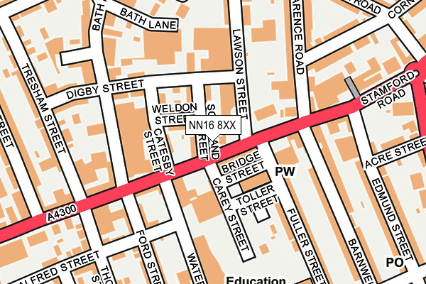 NN16 8XX map - OS OpenMap – Local (Ordnance Survey)