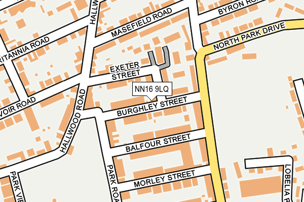 NN16 9LQ map - OS OpenMap – Local (Ordnance Survey)