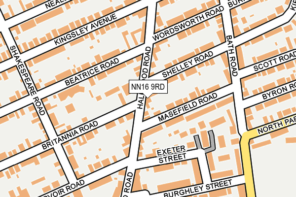 NN16 9RD map - OS OpenMap – Local (Ordnance Survey)