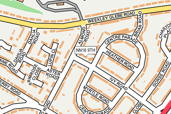 NN16 9TH map - OS OpenMap – Local (Ordnance Survey)