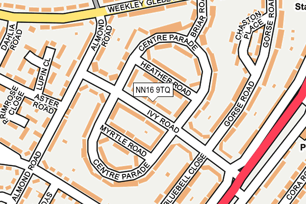 NN16 9TQ map - OS OpenMap – Local (Ordnance Survey)