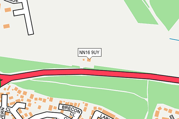 NN16 9UY map - OS OpenMap – Local (Ordnance Survey)