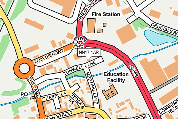 Map of GATSBY BARBERS LIMITED at local scale