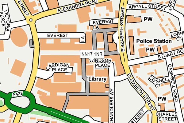 NN17 1NR map - OS OpenMap – Local (Ordnance Survey)