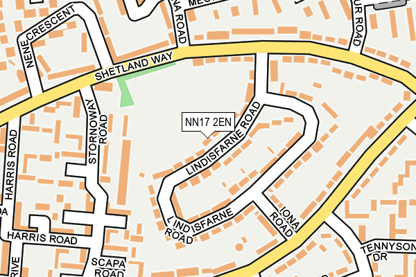 NN17 2EN map - OS OpenMap – Local (Ordnance Survey)