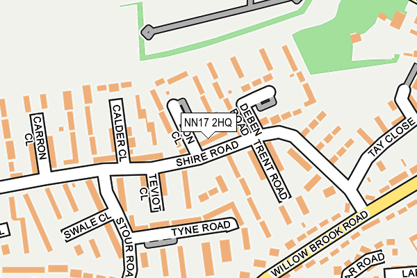 NN17 2HQ map - OS OpenMap – Local (Ordnance Survey)