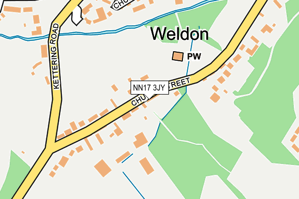 Map of WELDON FARM (CORBY) LIMITED at local scale