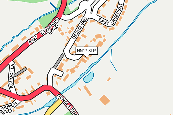 NN17 3LP map - OS OpenMap – Local (Ordnance Survey)