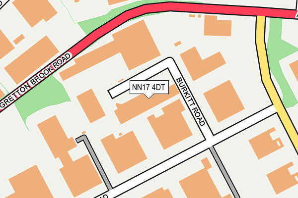 NN17 4DT map - OS OpenMap – Local (Ordnance Survey)