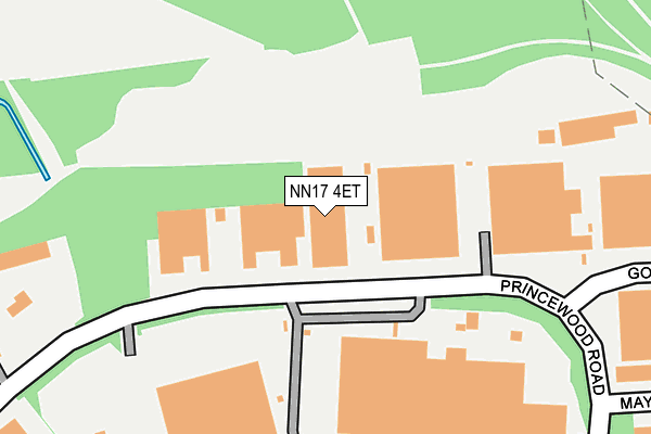 NN17 4ET map - OS OpenMap – Local (Ordnance Survey)