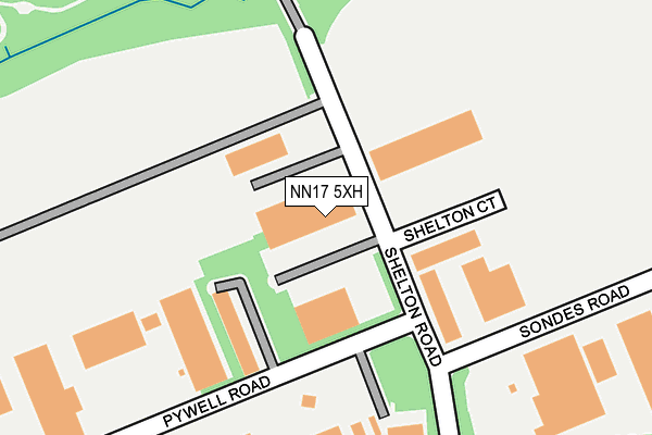 Map of B.E.D. (CORBY) LIMITED at local scale