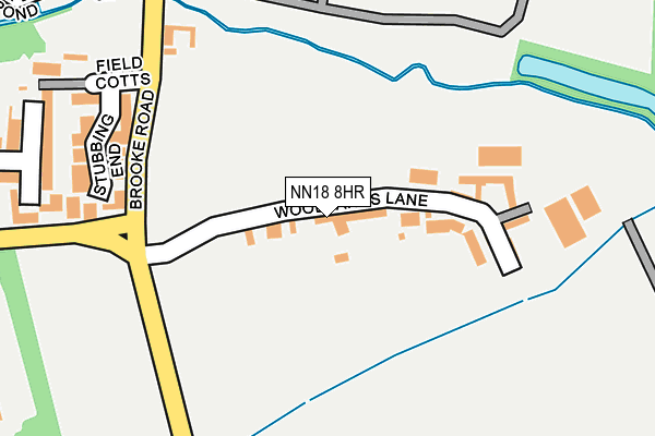 NN18 8HR map - OS OpenMap – Local (Ordnance Survey)