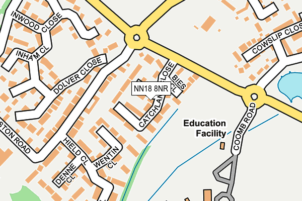 NN18 8NR map - OS OpenMap – Local (Ordnance Survey)