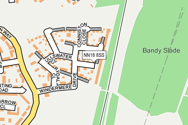 NN18 8SS map - OS OpenMap – Local (Ordnance Survey)