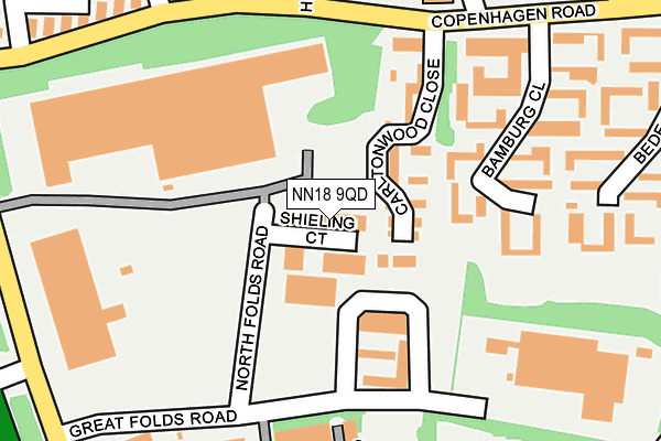 Map of BOWBRIDGE HOMES (BARDNEY) LTD at local scale