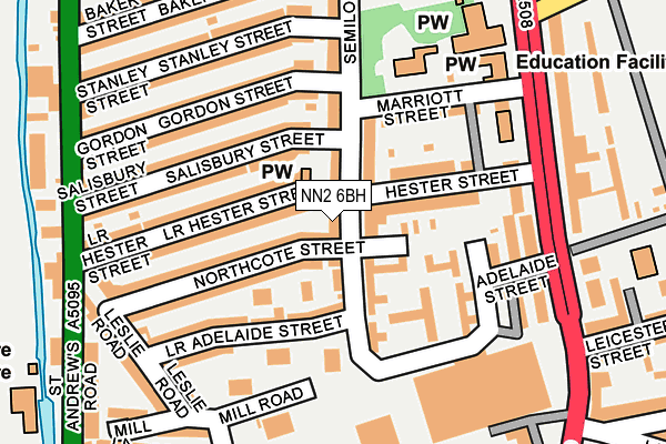NN2 6BH map - OS OpenMap – Local (Ordnance Survey)
