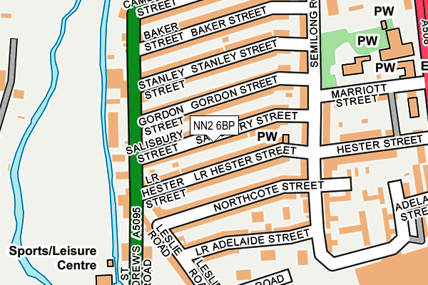 NN2 6BP map - OS OpenMap – Local (Ordnance Survey)