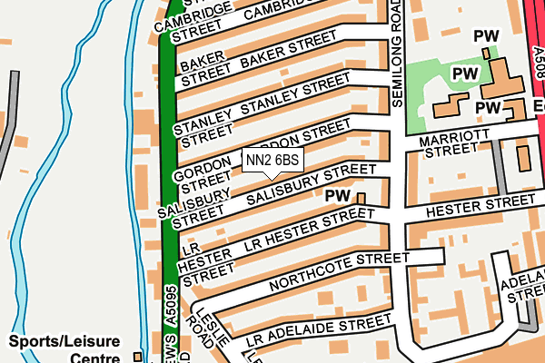 NN2 6BS map - OS OpenMap – Local (Ordnance Survey)